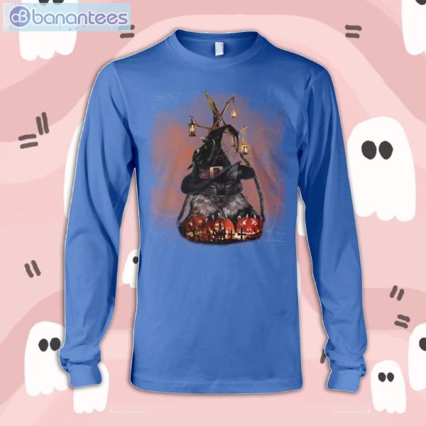 Black Cat Halloween Long Sleeve T-Shirt Product Photo 4