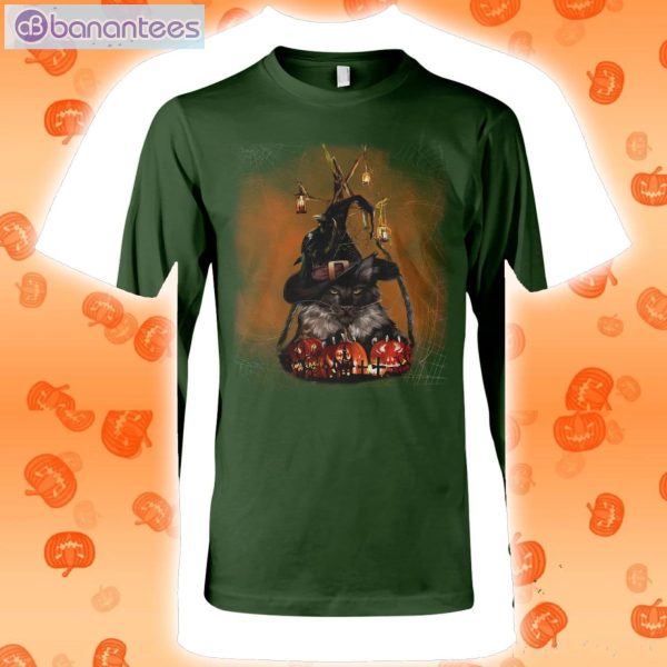 Black Cat Halloween Long Sleeve T-Shirt Product Photo 5