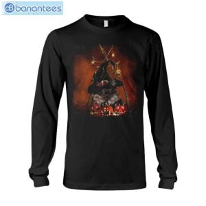Black Cat Halloween T-Shirt Long Sleeve Tee Product Photo 5