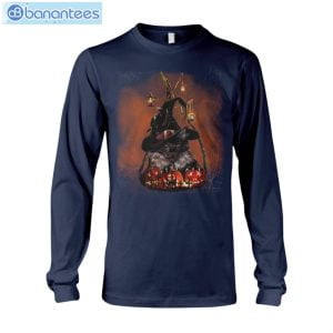 Black Cat Halloween T-Shirt Long Sleeve Tee Product Photo 6