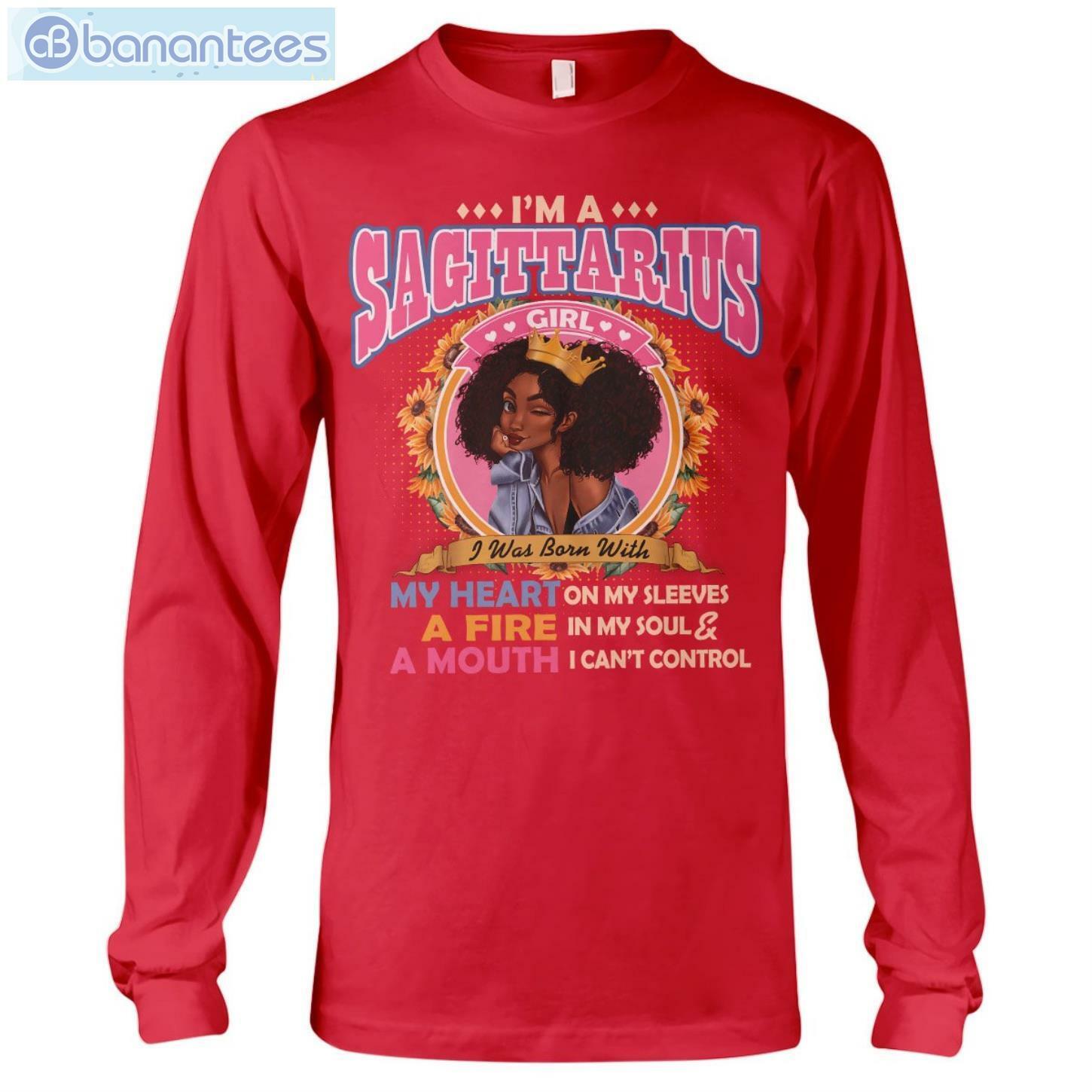 Black Queen Im A Sagittarius Girl Long Sleeve T-Shirt Black Queen Im A Sagittarius Girl Long Sleeve T-Shirt Product Photo 2