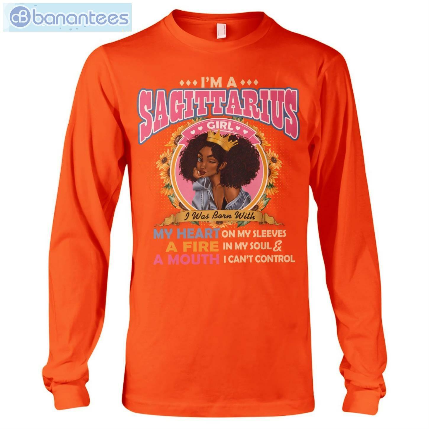 Black Queen Im A Sagittarius Girl Long Sleeve T-Shirt Black Queen Im A Sagittarius Girl Long Sleeve T-Shirt Product Photo 3