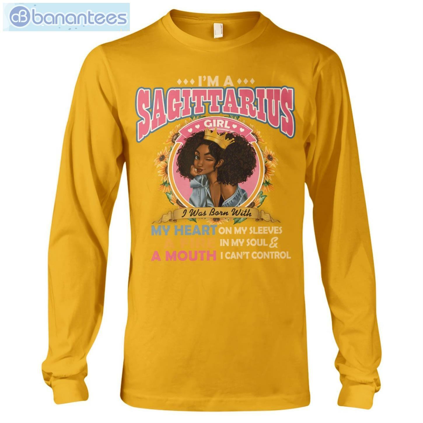 Black Queen Im A Sagittarius Girl Long Sleeve T-Shirt Black Queen Im A Sagittarius Girl Long Sleeve T-Shirt Product Photo 5