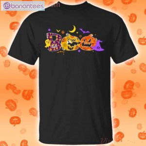Boo Halloween Wicked Pumpkins Halloween T-Shirt Product Photo 1