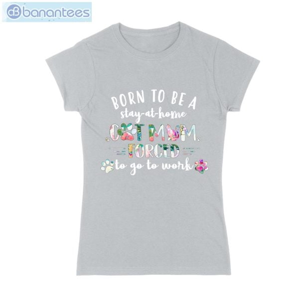 Born To Be A Cat Mom T-Shirt Long Sleeve Tee Product Photo 3