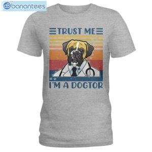 Boxers Trust Me I'm A Dogtor T-Shirt Long Sleeve Tee Product Photo 2