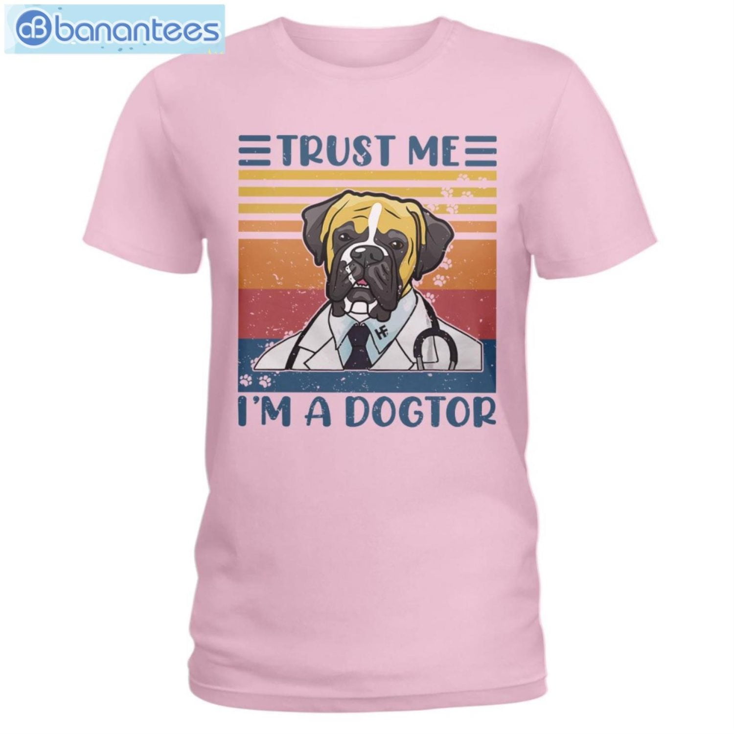 Boxers Trust Me I'm A Dogtor T-Shirt Long Sleeve Tee Boxers Trust Me I'm A Dogtor T-Shirt Long Sleeve Tee Product Photo 3