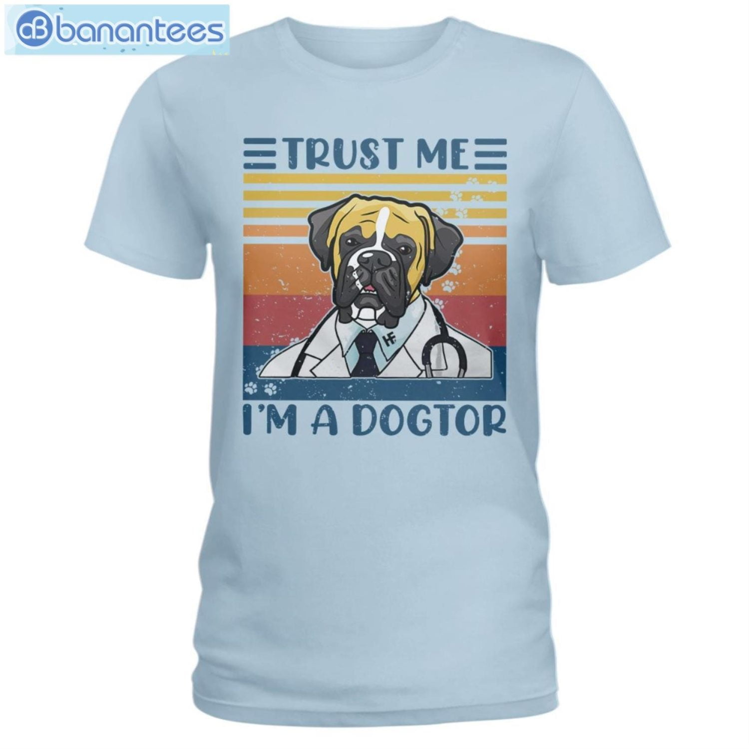 Boxers Trust Me I'm A Dogtor T-Shirt Long Sleeve Tee Boxers Trust Me I'm A Dogtor T-Shirt Long Sleeve Tee Product Photo 4