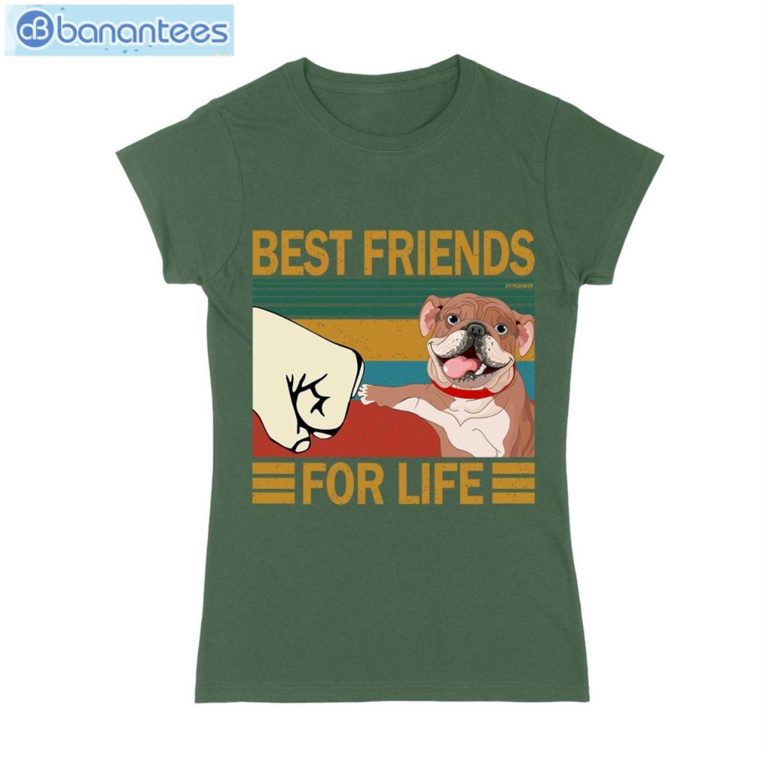 Bulldog Best Friends For Life Vintage T-Shirt Long Sleeve Tee Bulldog Best Friends For Life Vintage T-Shirt Long Sleeve Tee Product Photo 4