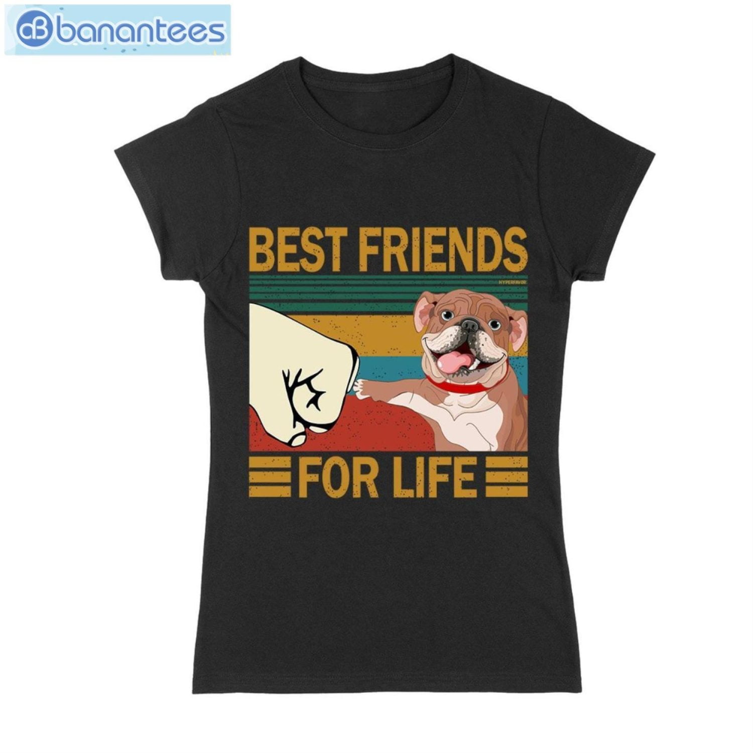 Bulldog Best Friends For Life Vintage T-Shirt Long Sleeve Tee Bulldog Best Friends For Life Vintage T-Shirt Long Sleeve Tee Product Photo 1