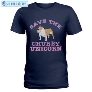 Bulldog Save The Chubby Unicorn T-Shirt Long Sleeve Tee Product Photo 2