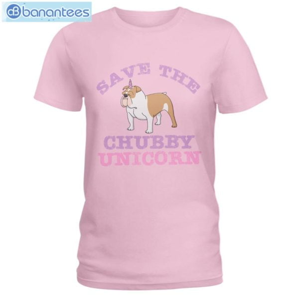 Bulldog Save The Chubby Unicorn T-Shirt Long Sleeve Tee Product Photo 5