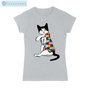 cat autism awareness peace love t shirt long sleeve tee 3 300x300 image Cat Autism Awareness Peace Love T-Shirt Long Sleeve Tee Product Photo 4