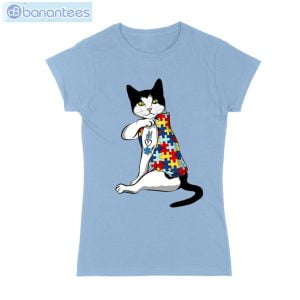 cat autism awareness peace love t shirt long sleeve tee 4 300x300 image Cat Autism Awareness Peace Love T-Shirt Long Sleeve Tee Product Photo 5