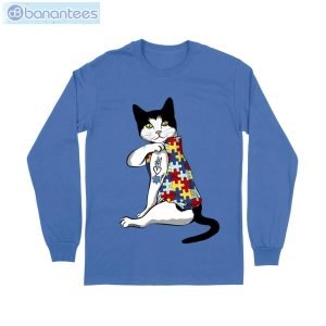 cat autism awareness peace love t shirt long sleeve tee 7 300x300 image Cat Autism Awareness Peace Love T-Shirt Long Sleeve Tee Product Photo 8