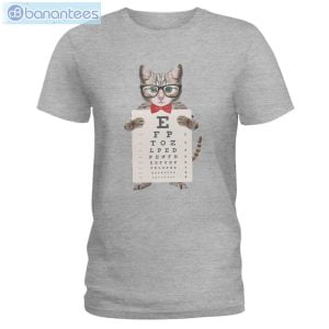 cat eye chart t shirt long sleeve tee 2 300x300 image Cat Eye Chart T-Shirt Long Sleeve Tee Product Photo 3