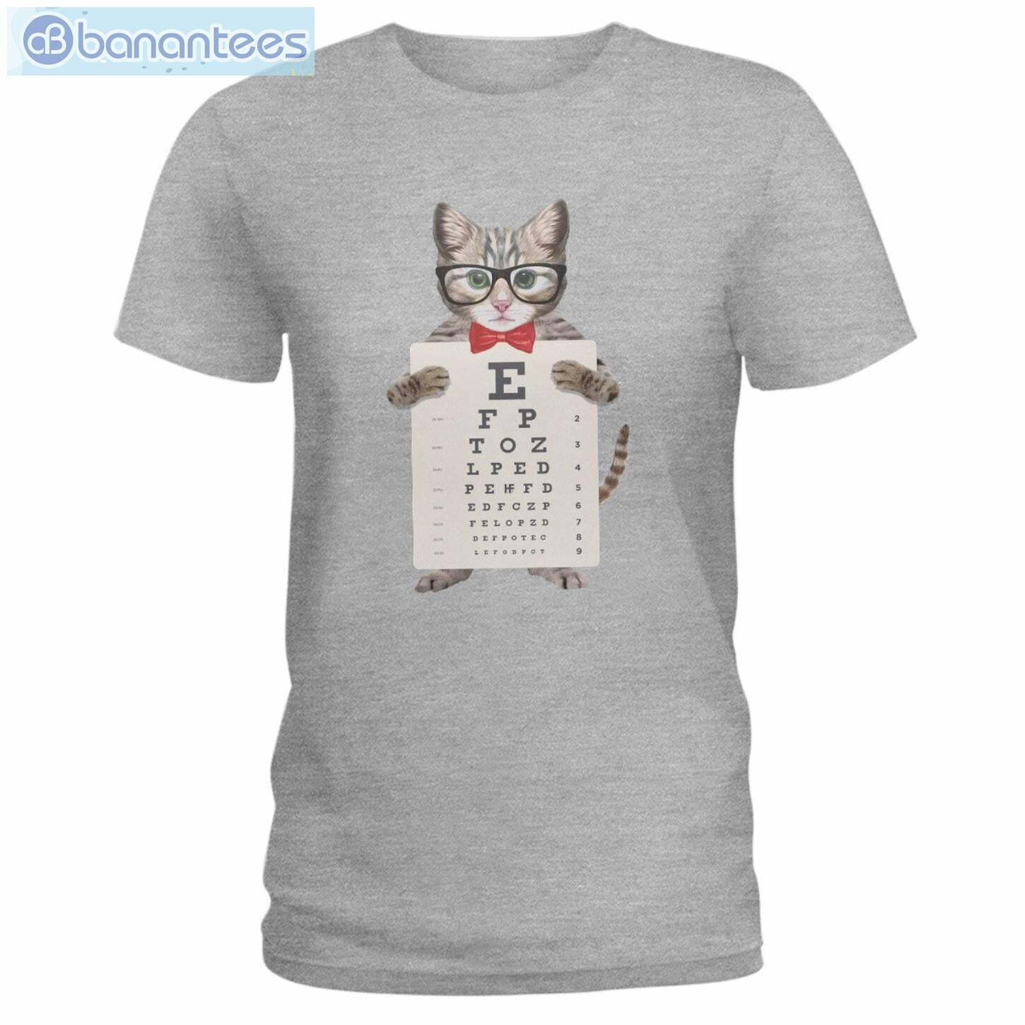 Cat Eye Chart T-Shirt Long Sleeve Tee Cat Eye Chart T-Shirt Long Sleeve Tee Product Photo 3