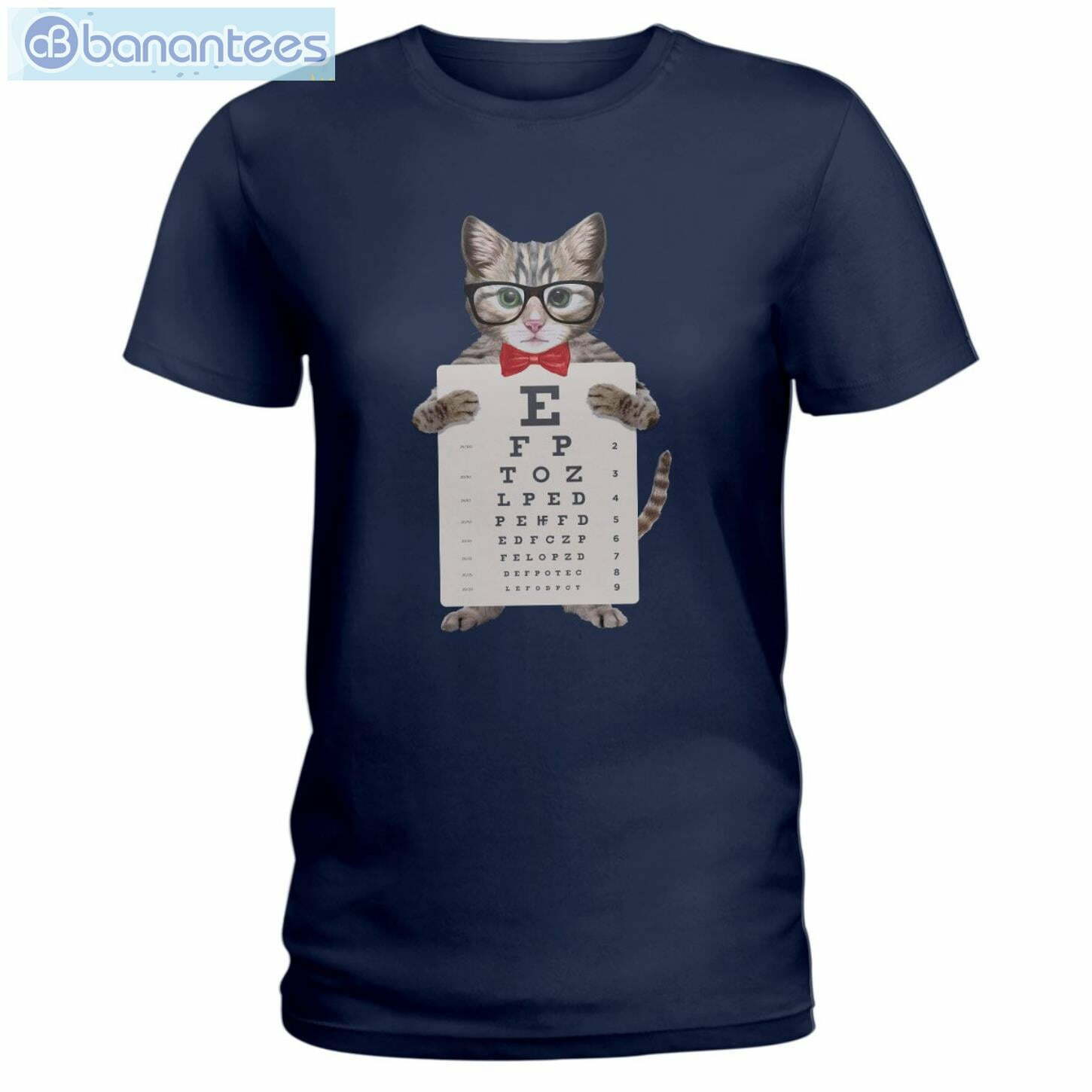 Cat Eye Chart T-Shirt Long Sleeve Tee Cat Eye Chart T-Shirt Long Sleeve Tee Product Photo 4