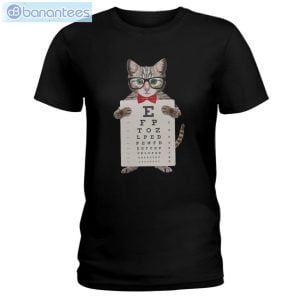 Cat Eye Chart T-Shirt Long Sleeve Tee Product Photo 1