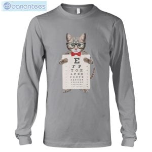 cat eye chart t shirt long sleeve tee 7 300x300 image Cat Eye Chart T-Shirt Long Sleeve Tee Product Photo 8