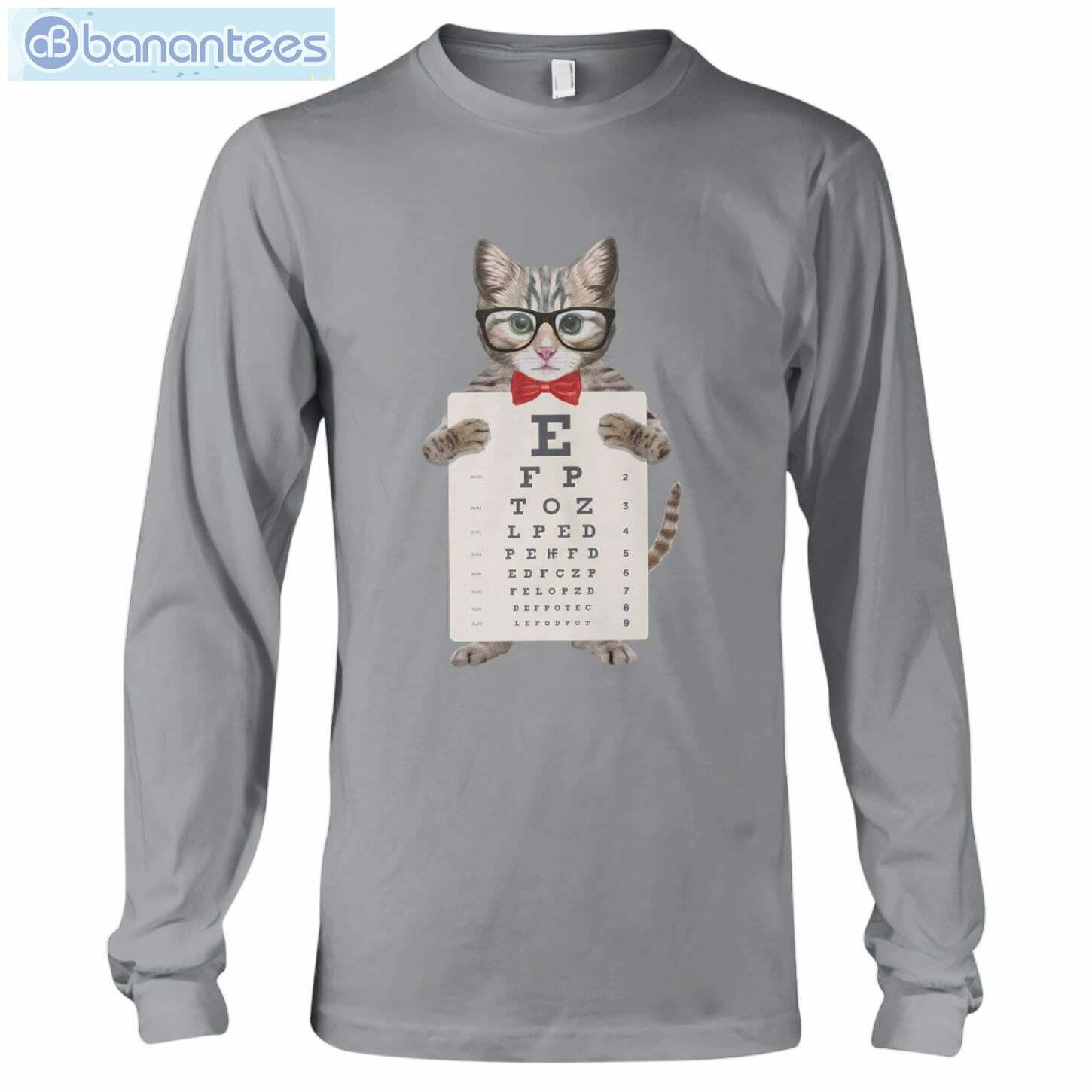 Cat Eye Chart T-Shirt Long Sleeve Tee Cat Eye Chart T-Shirt Long Sleeve Tee Product Photo 8