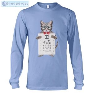 cat eye chart t shirt long sleeve tee 9 300x300 image Cat Eye Chart T-Shirt Long Sleeve Tee Product Photo 10