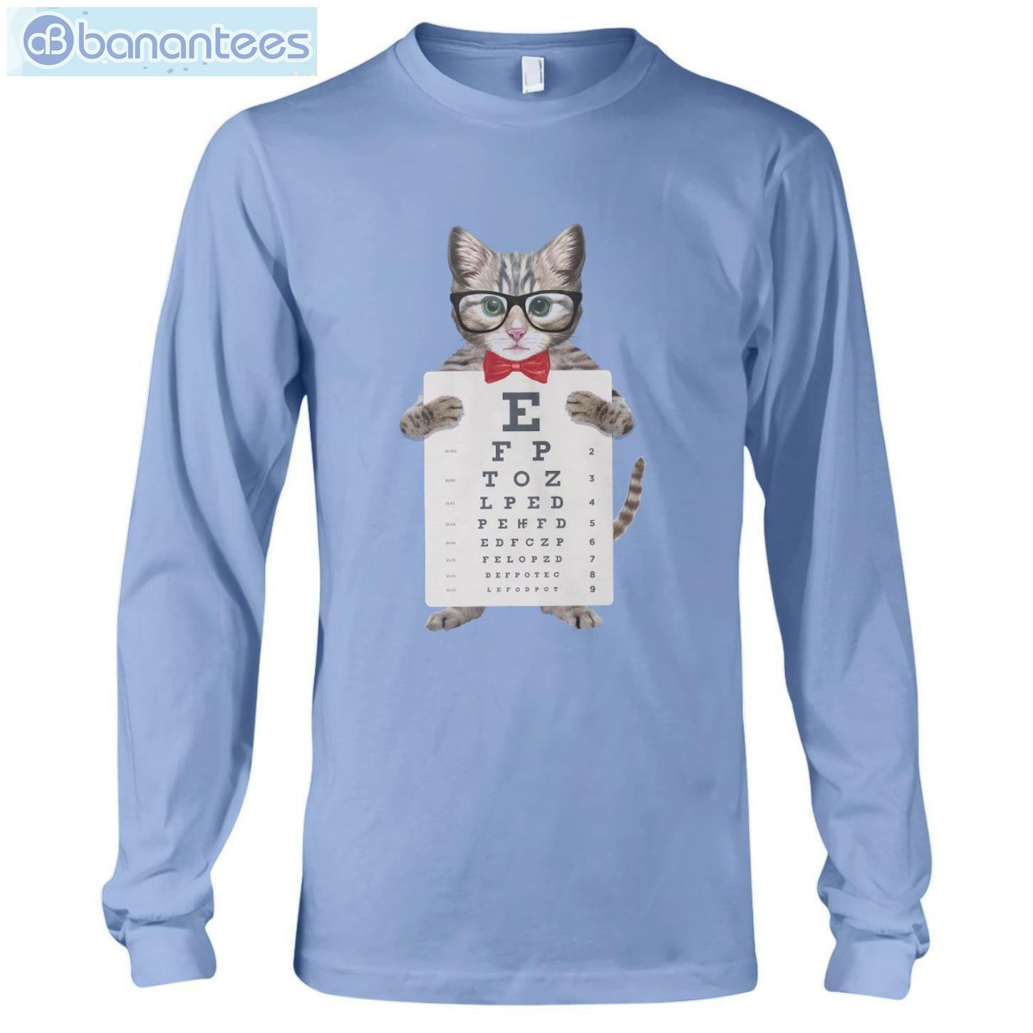 Cat Eye Chart T-Shirt Long Sleeve Tee Cat Eye Chart T-Shirt Long Sleeve Tee Product Photo 10