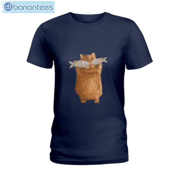 Cat Fish Plus T-Shirt Long Sleeve Tee Product Photo 3