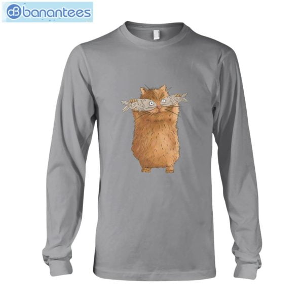 Cat Fish Plus T-Shirt Long Sleeve Tee Product Photo 8