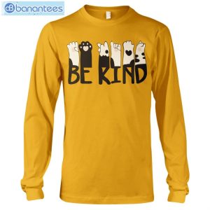 Cat Hand Be Kind T-Shirt Long Sleeve Tee Product Photo 10