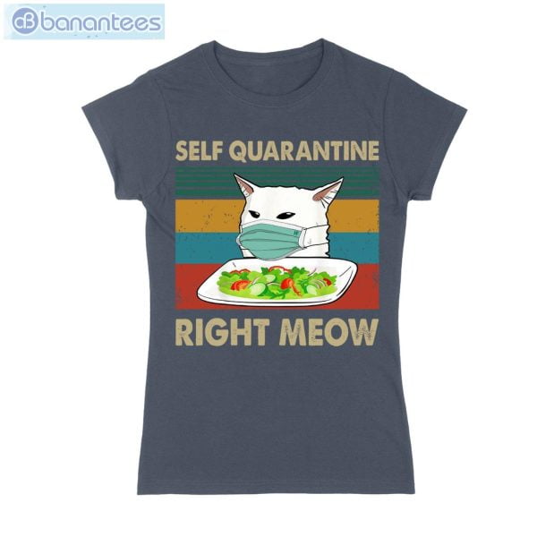Cat Meme Quarantine T-Shirt Long Sleeve Tee Product Photo 2