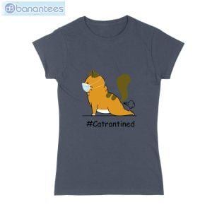 Cat Yoga Quarantine T-Shirt Long Sleeve Tee Product Photo 2
