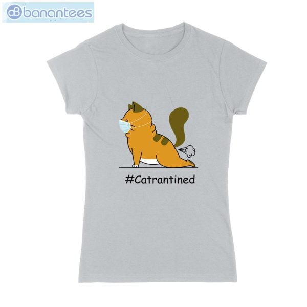Cat Yoga Quarantine T-Shirt Long Sleeve Tee Product Photo 3