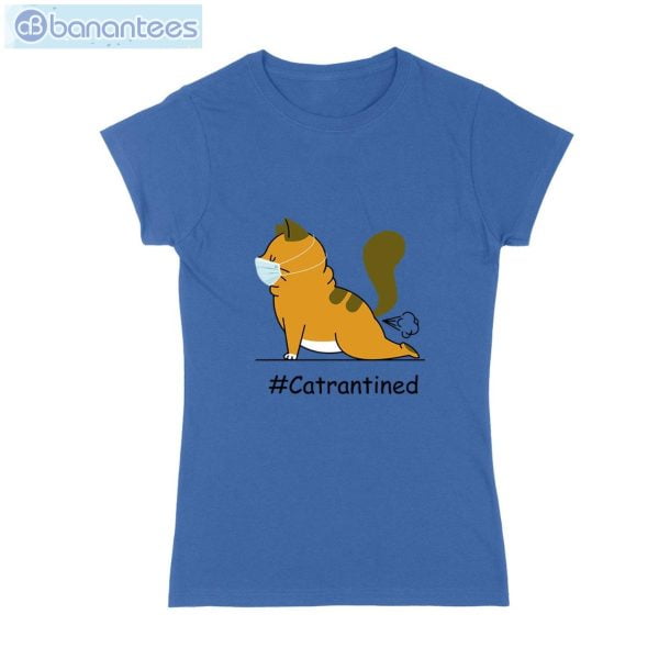 Cat Yoga Quarantine T-Shirt Long Sleeve Tee Product Photo 4