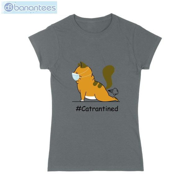Cat Yoga Quarantine T-Shirt Long Sleeve Tee Product Photo 1