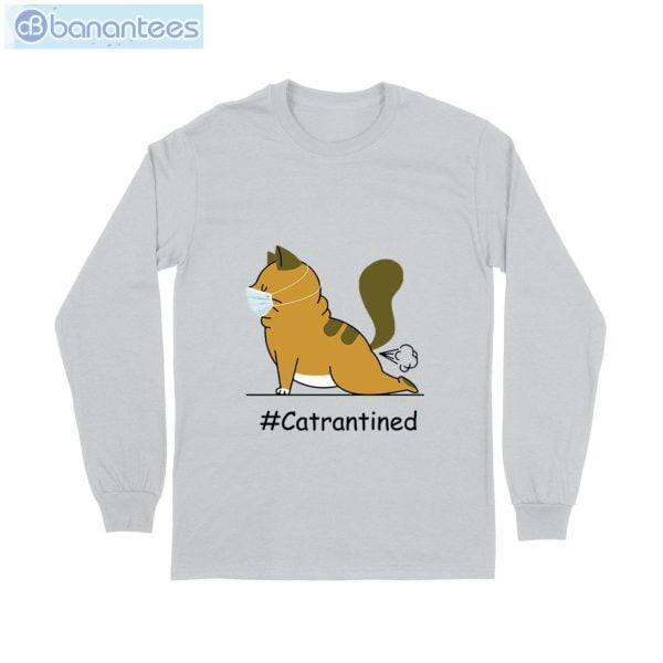 Cat Yoga Quarantine T-Shirt Long Sleeve Tee Product Photo 8