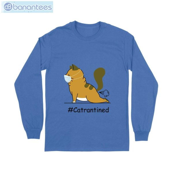 Cat Yoga Quarantine T-Shirt Long Sleeve Tee Product Photo 9