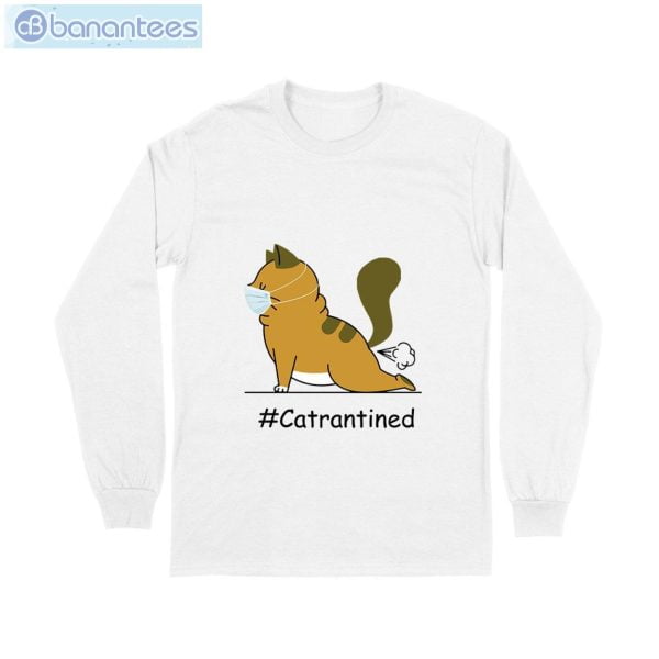 Cat Yoga Quarantine T-Shirt Long Sleeve Tee Product Photo 10