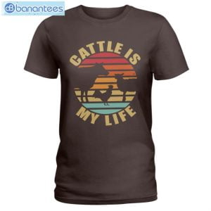 Cattle Is My Life Farmer T-Shirt Long Sleeve Tee Product Photo 4