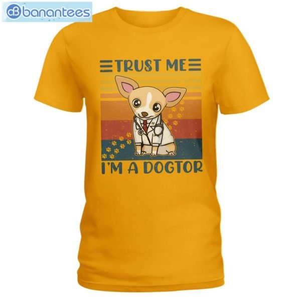 Chihuahua Trust Me I'm A Dogtor T-Shirt Long Sleeve Tee Product Photo 4