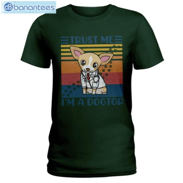 Chihuahua Trust Me I'm A Dogtor T-Shirt Long Sleeve Tee Product Photo 5