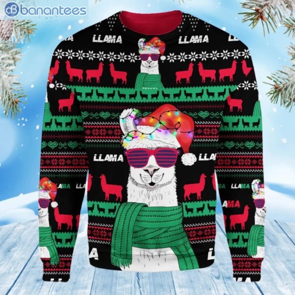 Cool Llama Santa Hat Bset Gift Ugly Christmas Sweaterproduct photo 1