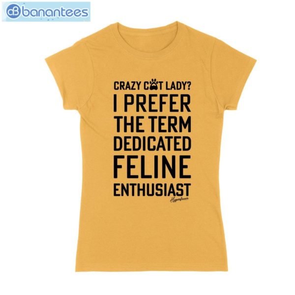Crazy Cat Lady Feline T-Shirt Long Sleeve Tee Product Photo 3