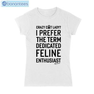 Crazy Cat Lady Feline T-Shirt Long Sleeve Tee Product Photo 1