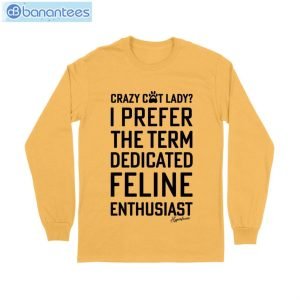 Crazy Cat Lady Feline T-Shirt Long Sleeve Tee Product Photo 8