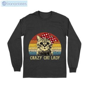 Crazy Cat Lady T-Shirt Long Sleeve Tee Product Photo 6