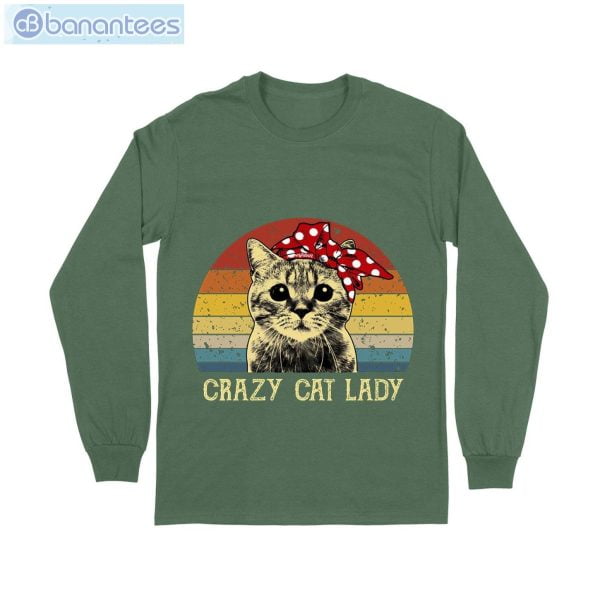 Crazy Cat Lady T-Shirt Long Sleeve Tee Product Photo 9
