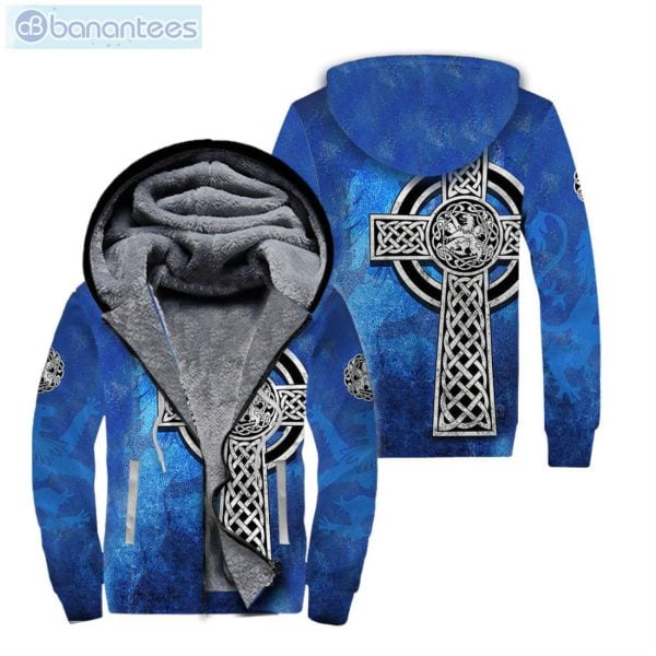 Cross God Christan All Over Print Fleece Zip Hoodieproduct photo 1