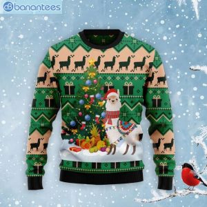 Cute Llama Christmas Tree Funny Ugly Christmas Sweaterproduct photo 1