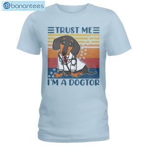 dachshunds trust me im a dogtor t shirt long sleeve tee 3 300x300 image Dachshunds Trust Me I'm A Dogtor T-Shirt Long Sleeve Tee Product Photo 4